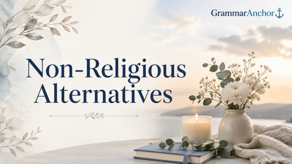 non-religious alternatives