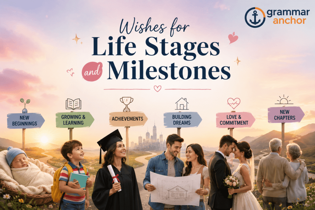 wishes for life stages milestones