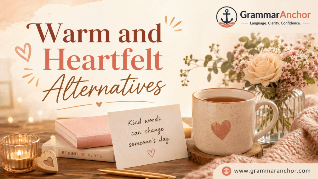 warm and heartfelt alternatives